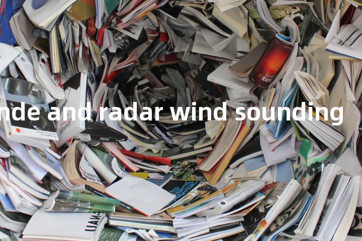 radiosonde and radar wind sounding单词图解，单词释义场景配图