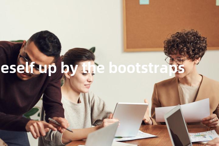 raise oneself up by the bootstraps单词图解，单词释义场景配图