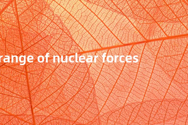 range of nuclear forces单词图解，单词释义场景配图