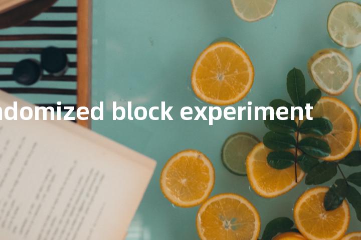 randomized block experiment单词图解，单词释义场景配图