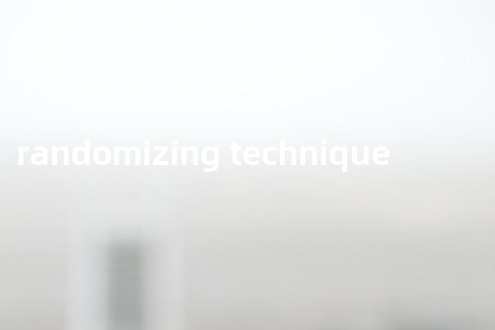 randomizing technique单词图解，单词释义场景配图