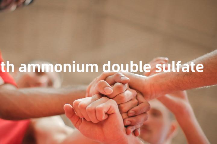 rare earth ammonium double sulfate单词图解，单词释义场景配图