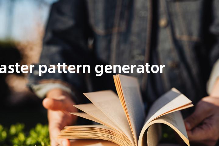 raster pattern generator单词图解，单词释义场景配图