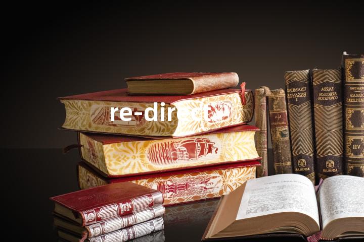 re-direct单词图解，单词释义场景配图