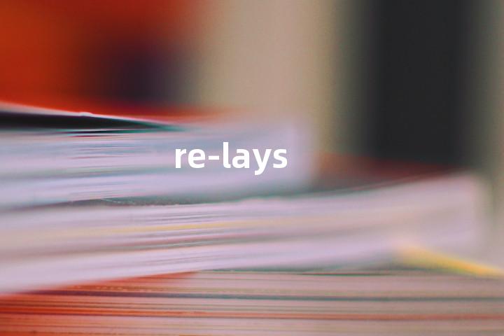 re-lays单词图解，单词释义场景配图