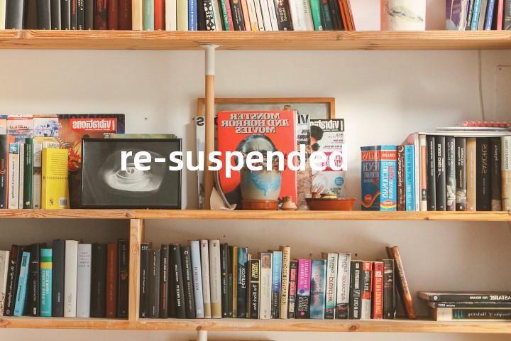 re-suspended单词图解，单词释义场景配图