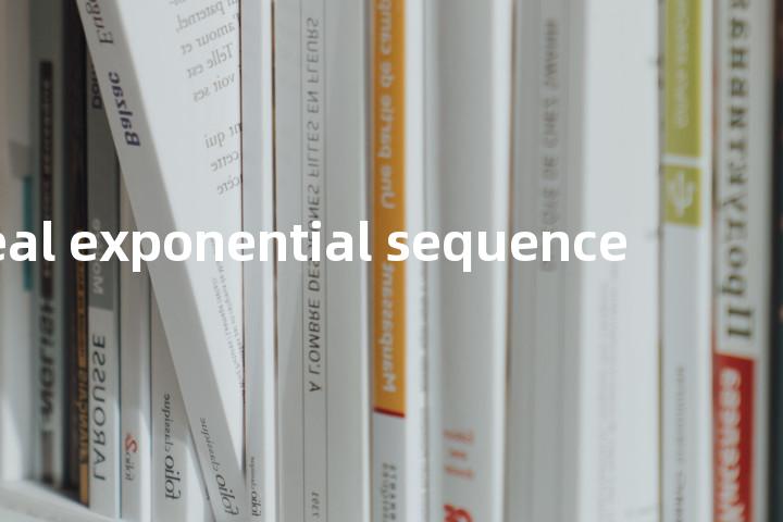 real exponential sequence单词图解，单词释义场景配图