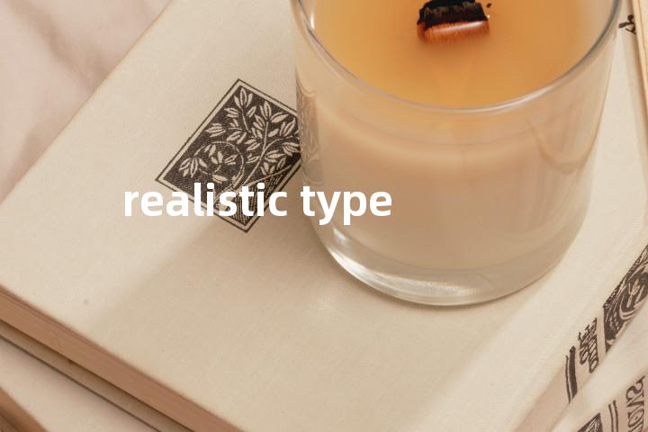 realistic type单词图解，单词释义场景配图