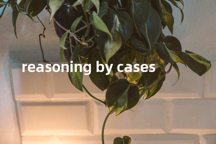 reasoning by cases单词图解，单词释义场景配图