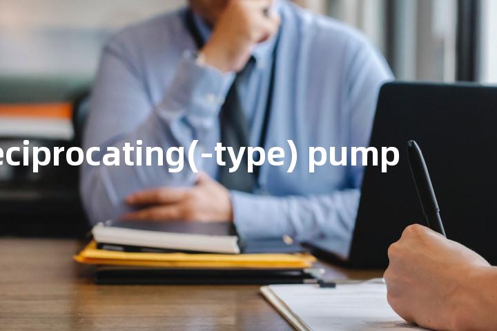 reciprocating(-type) pump单词图解，单词释义场景配图