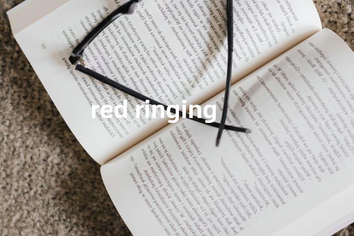 red ringing单词图解，单词释义场景配图