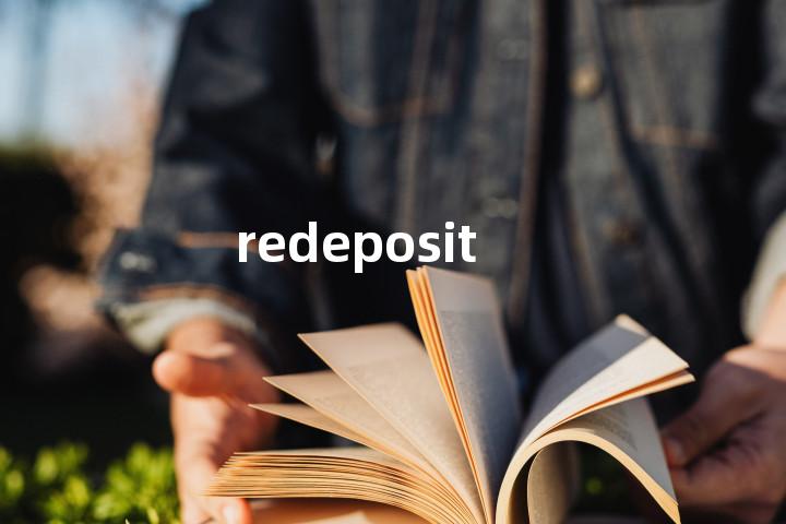 redeposit单词图解，单词释义场景配图