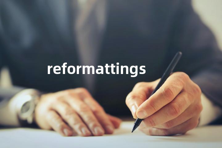 reformattings单词图解，单词释义场景配图