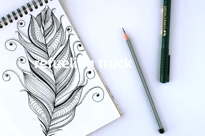 refueling truck单词图解，单词释义场景配图