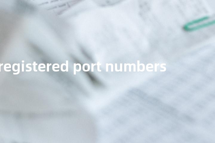registered port numbers单词图解，单词释义场景配图
