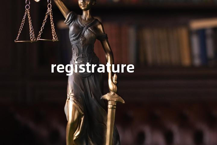 registrature单词图解，单词释义场景配图