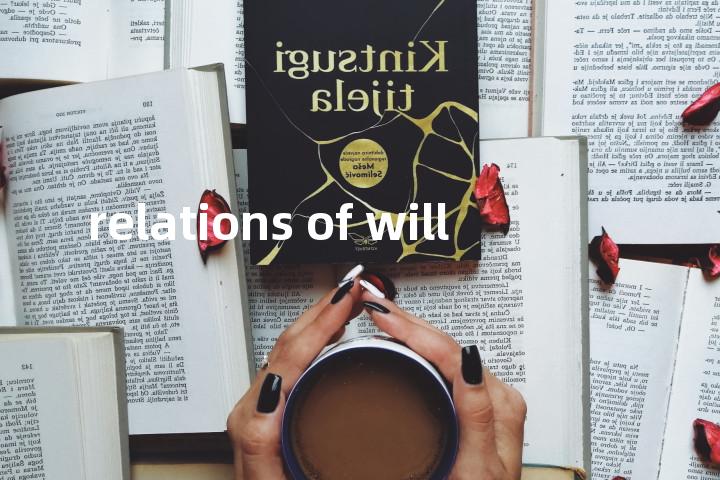relations of will单词图解，单词释义场景配图