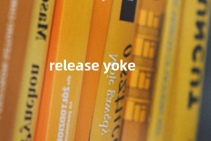 release yoke单词图解，单词释义场景配图
