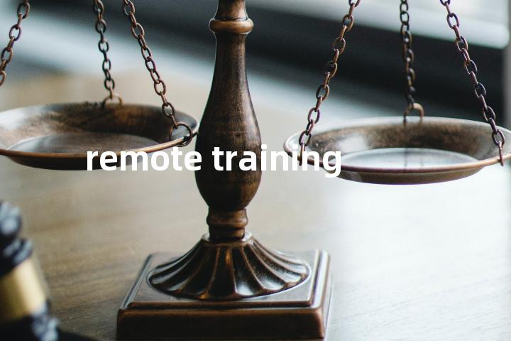 remote training单词图解，单词释义场景配图