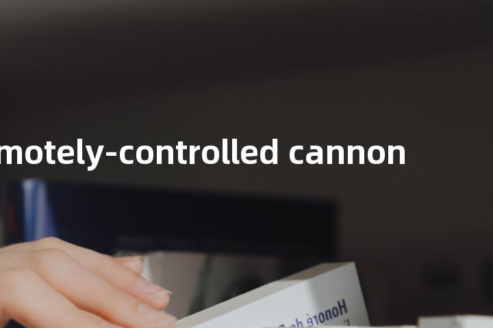 remotely-controlled cannon单词图解，单词释义场景配图