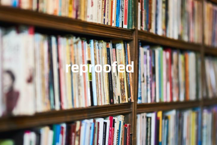 reproofed单词图解，单词释义场景配图