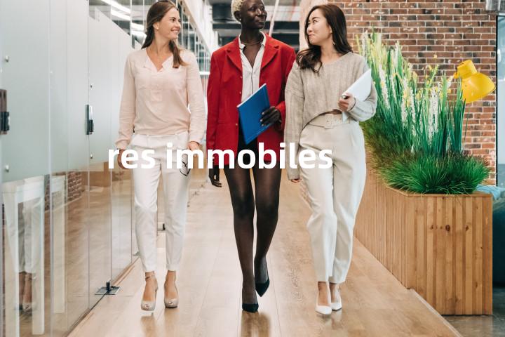 res immobiles单词图解，单词释义场景配图