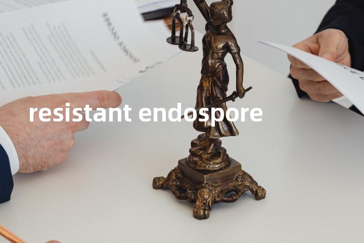 resistant endospore单词图解，单词释义场景配图