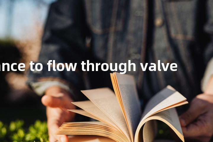 resistance to flow through valve单词图解，单词释义场景配图