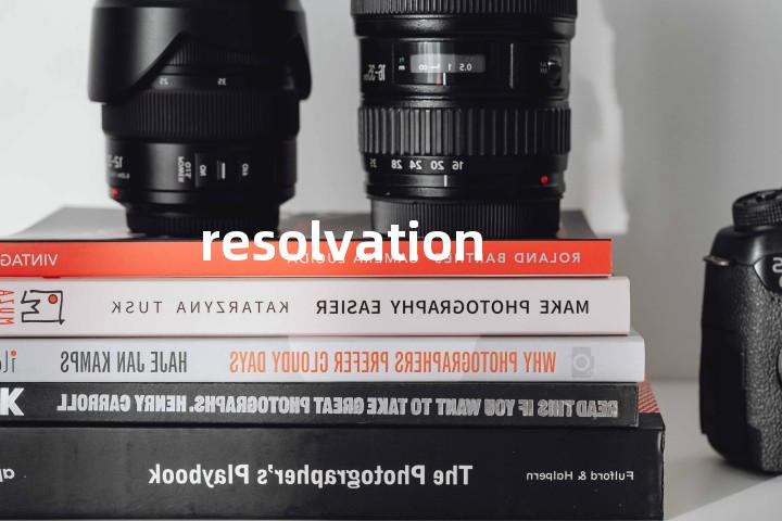 resolvation单词图解，单词释义场景配图