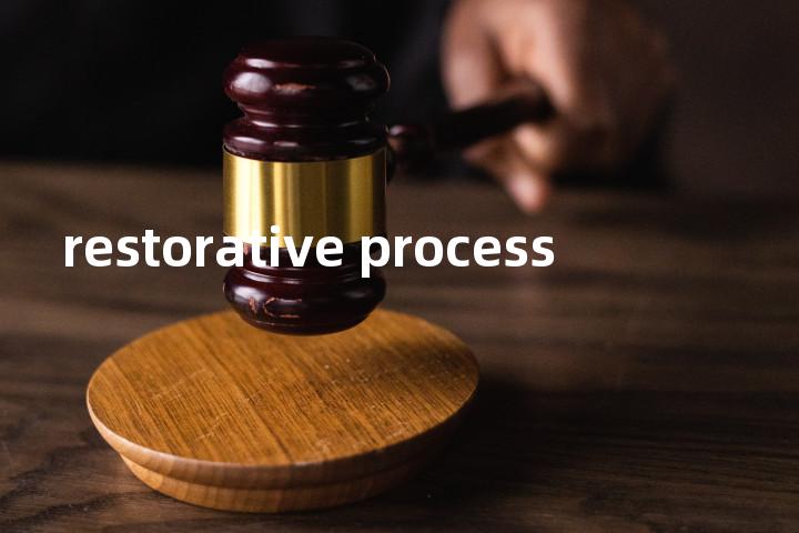restorative process单词图解，单词释义场景配图
