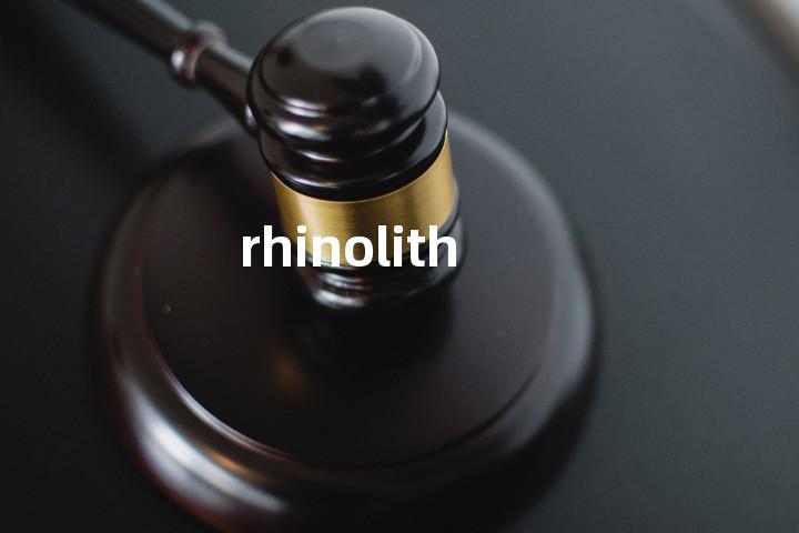 rhinolith单词图解，单词释义场景配图