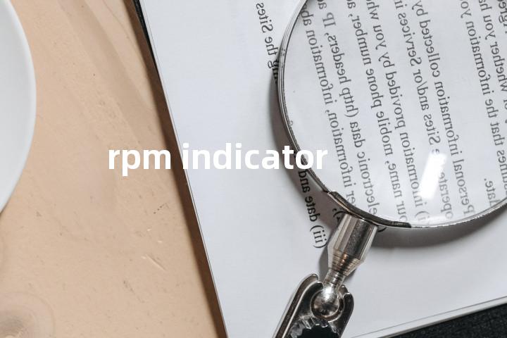 rpm indicator单词图解，单词释义场景配图