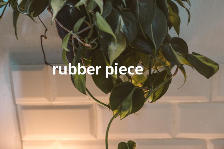 rubber piece单词图解，单词释义场景配图