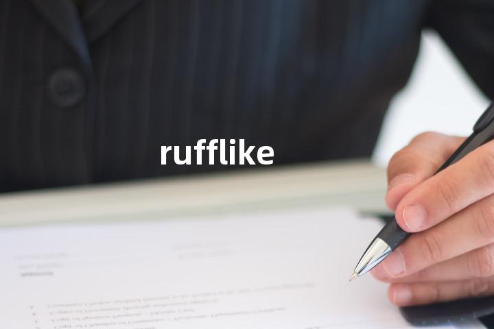 rufflike单词图解，单词释义场景配图
