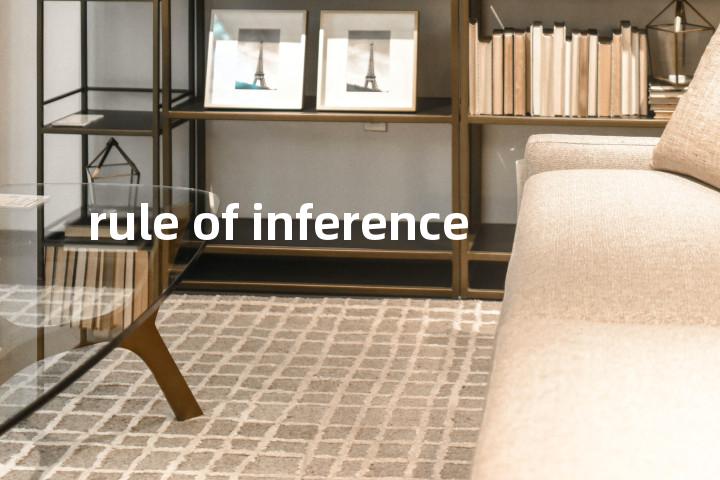 rule of inference单词图解，单词释义场景配图