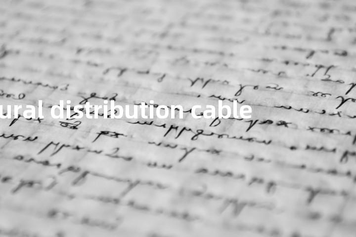 rural distribution cable单词图解，单词释义场景配图
