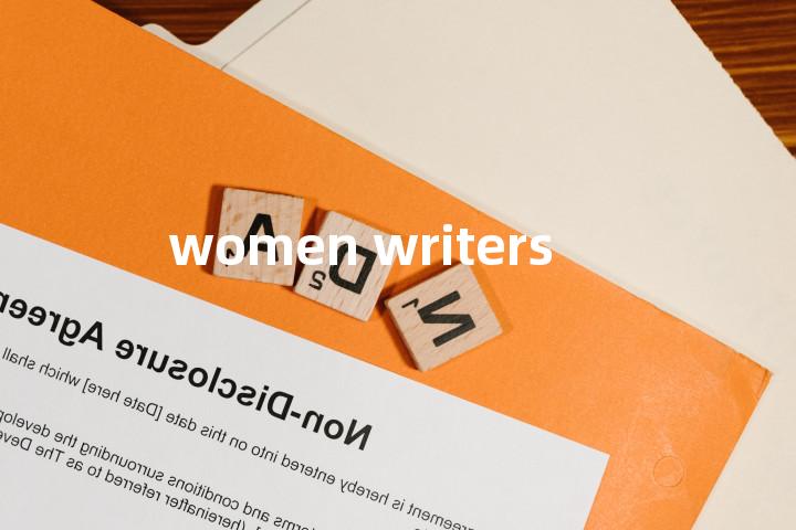 women writers单词图解，单词释义场景配图