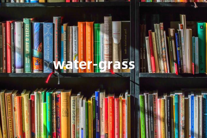 water-grass单词图解，单词释义场景配图
