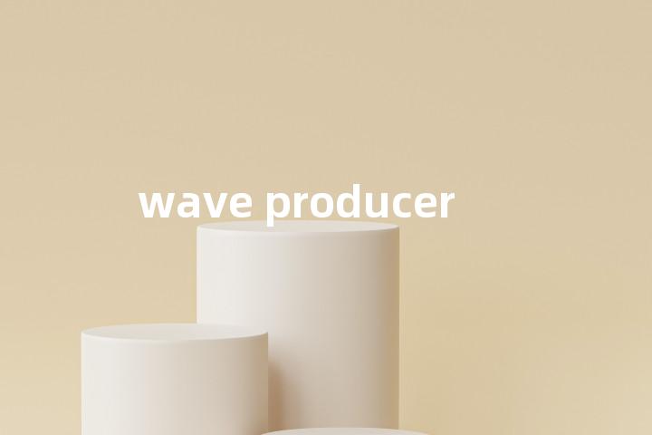 wave producer单词图解，单词释义场景配图