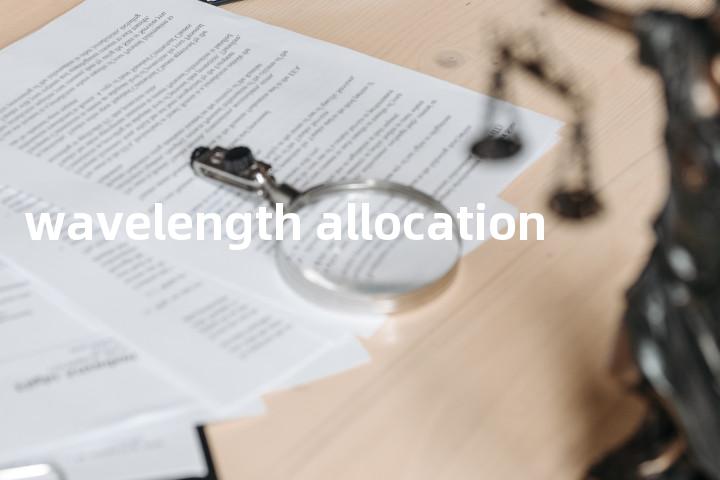 wavelength allocation单词图解，单词释义场景配图