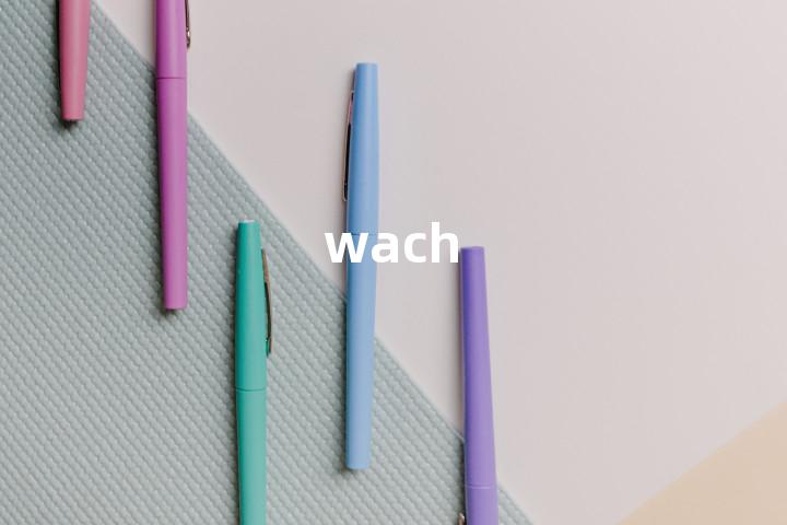 wach单词图解，单词释义场景配图