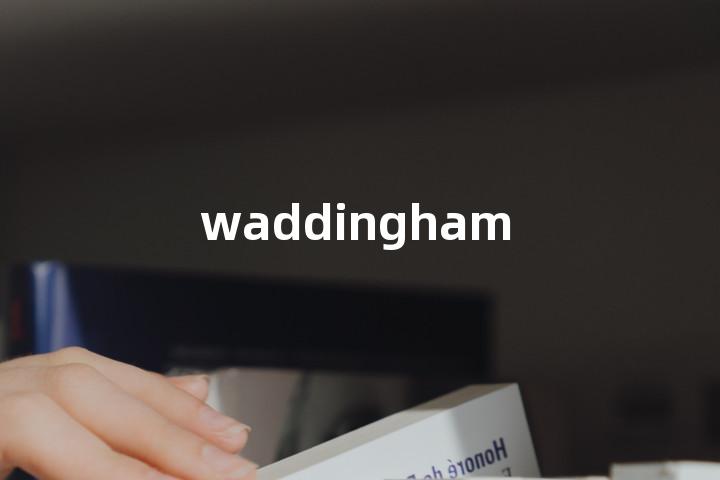 waddingham单词图解，单词释义场景配图