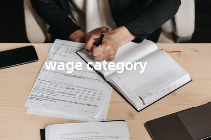 wage category单词图解，单词释义场景配图