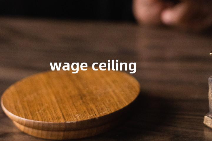 wage ceiling单词图解，单词释义场景配图