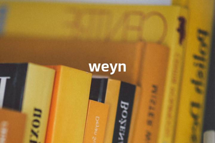 weyn单词图解，单词释义场景配图