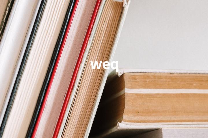 weq单词图解，单词释义场景配图