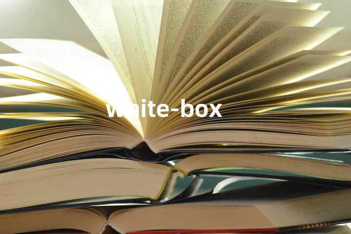 white-box单词图解，单词释义场景配图