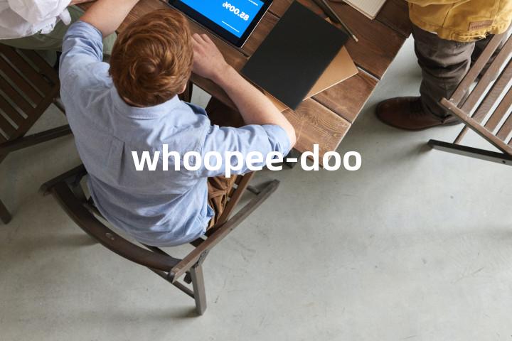 whoopee-doo单词图解，单词释义场景配图