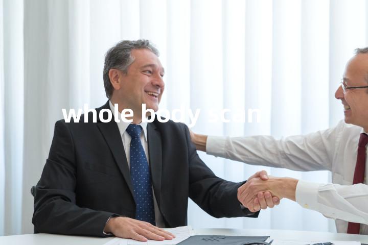 whole body scan单词图解，单词释义场景配图