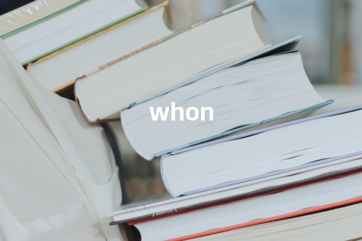 whon单词图解，单词释义场景配图